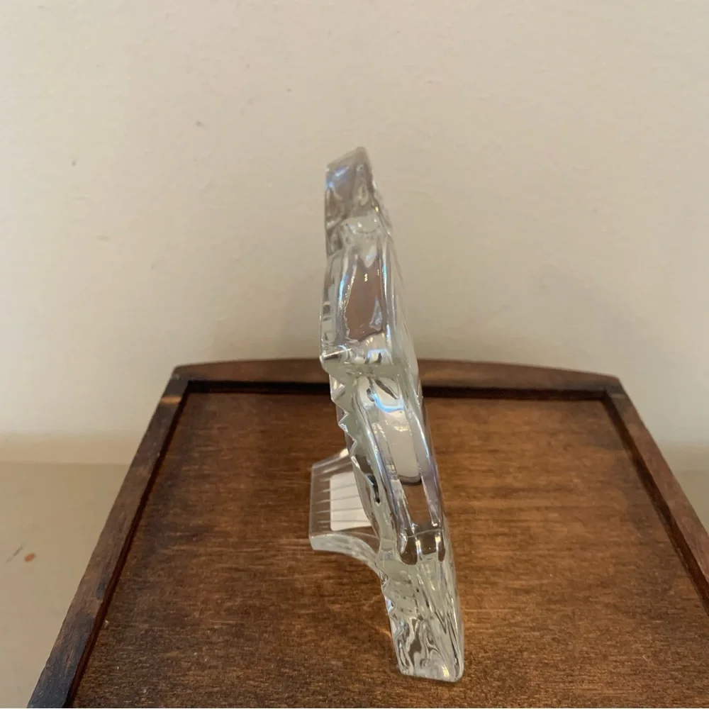VTG Mikasa Essence Crystal Glass Picture Frame.